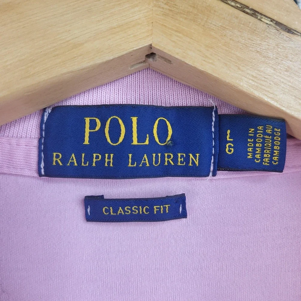 Polo Ralph Lauren Polo Shirt‎ Mens Large Classic Fit Embroidered Pony Casual